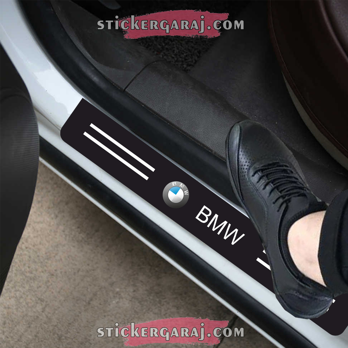 BMW kapi esigi 1 - Bmw kapı eşiği sticker