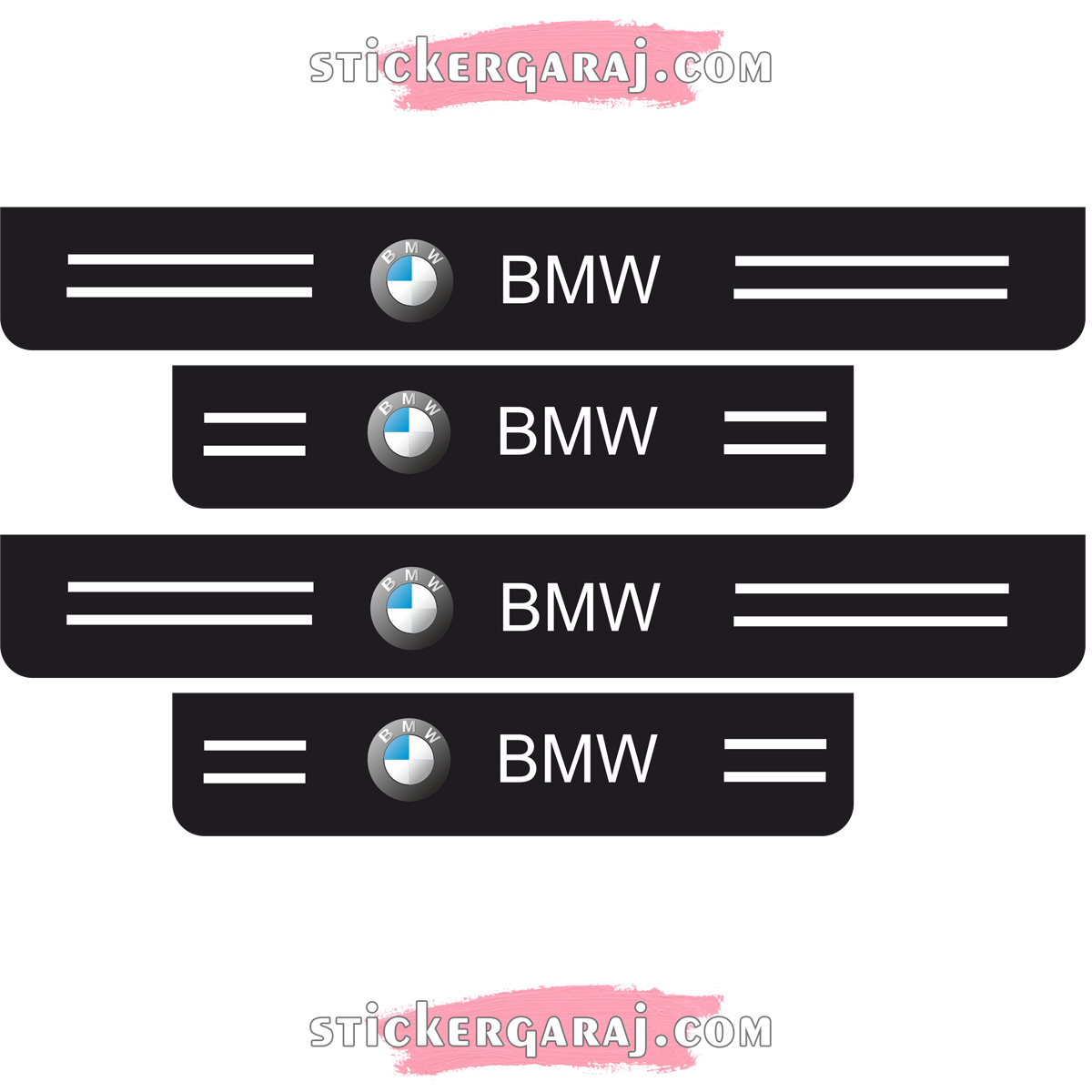 BMW kapi esigi 2 - Bmw kapı eşiği sticker