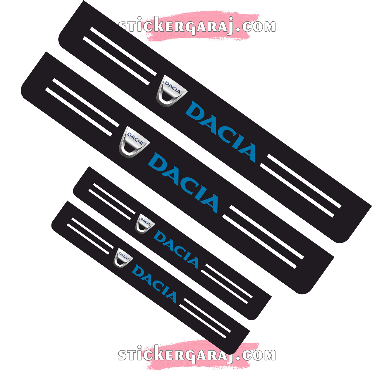 Dacia tuning modifiye sticker - Dacia kapı eşiği sticker
