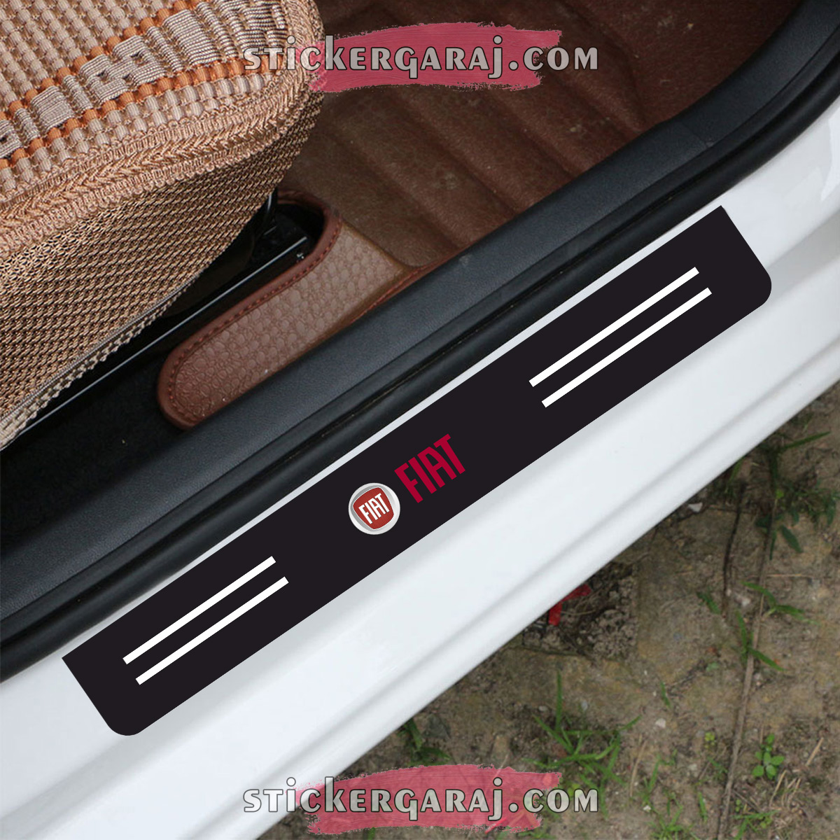 Fiat sticker - Fiat kapı eşiği sticker
