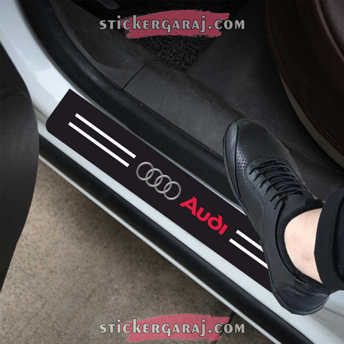 audi kapi esigi sticker - Audi kapı eşiği sticker
