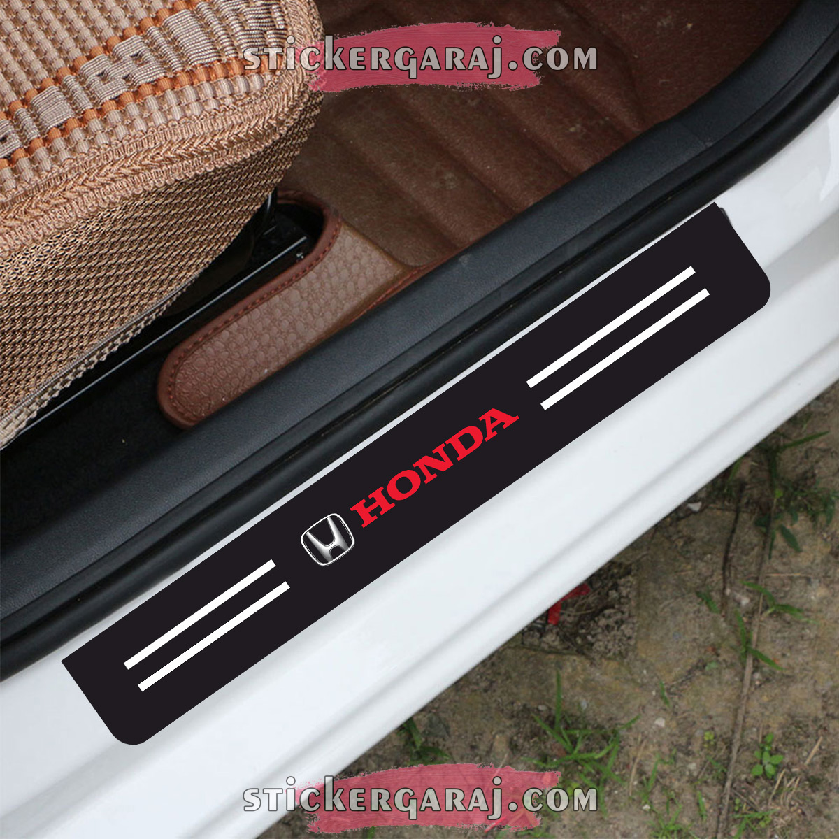 honda oto sticker - Honda kapı eşiği sticker