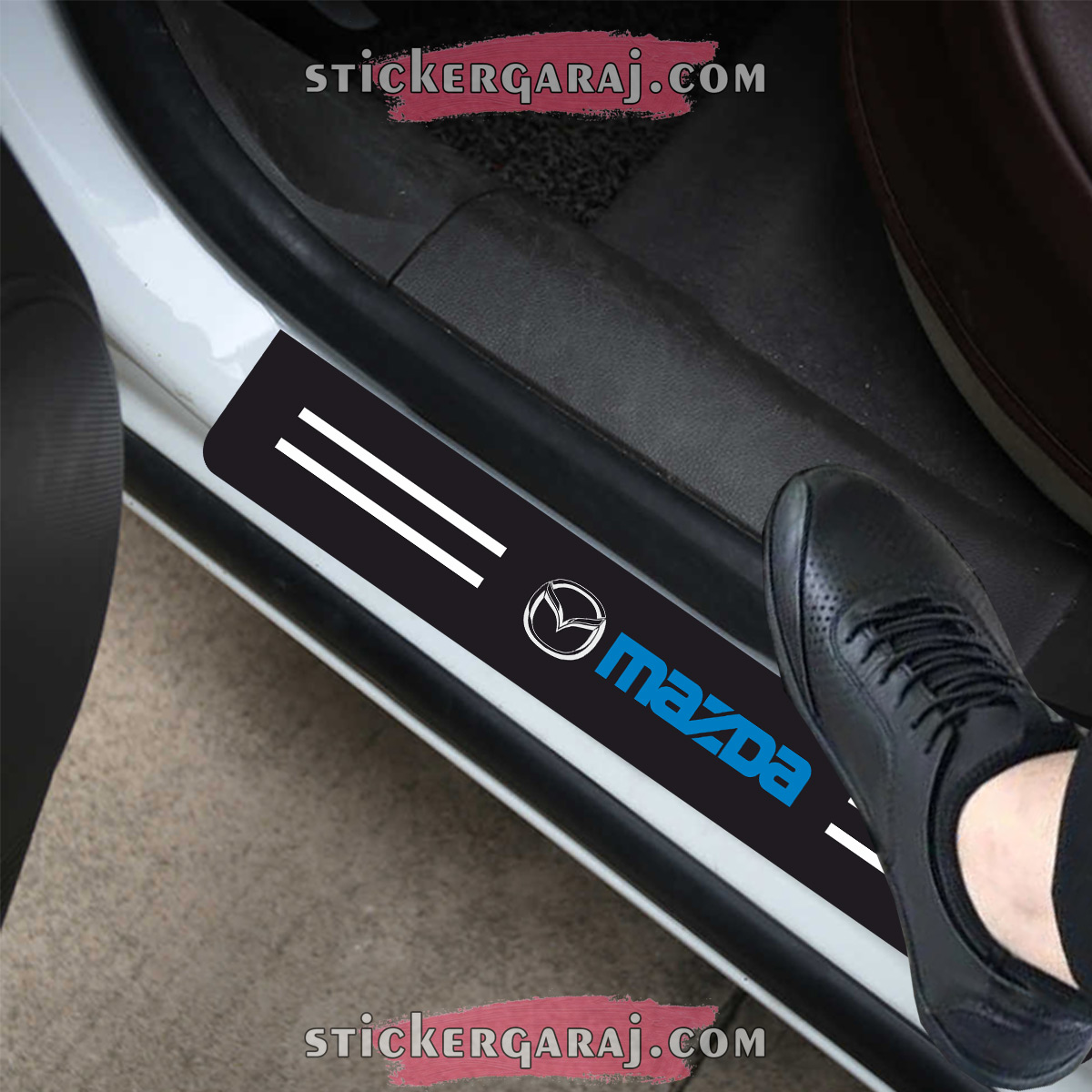 mazda tuning modifiye sticker - Mazda kapı eşiği sticker