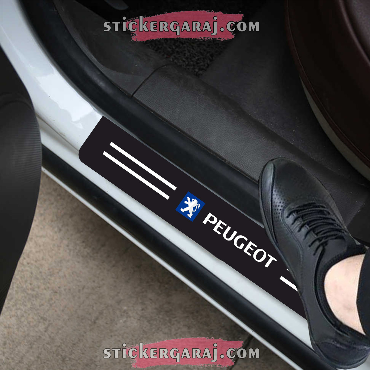 peugeot1 - Peugeot kapı eşiği sticker