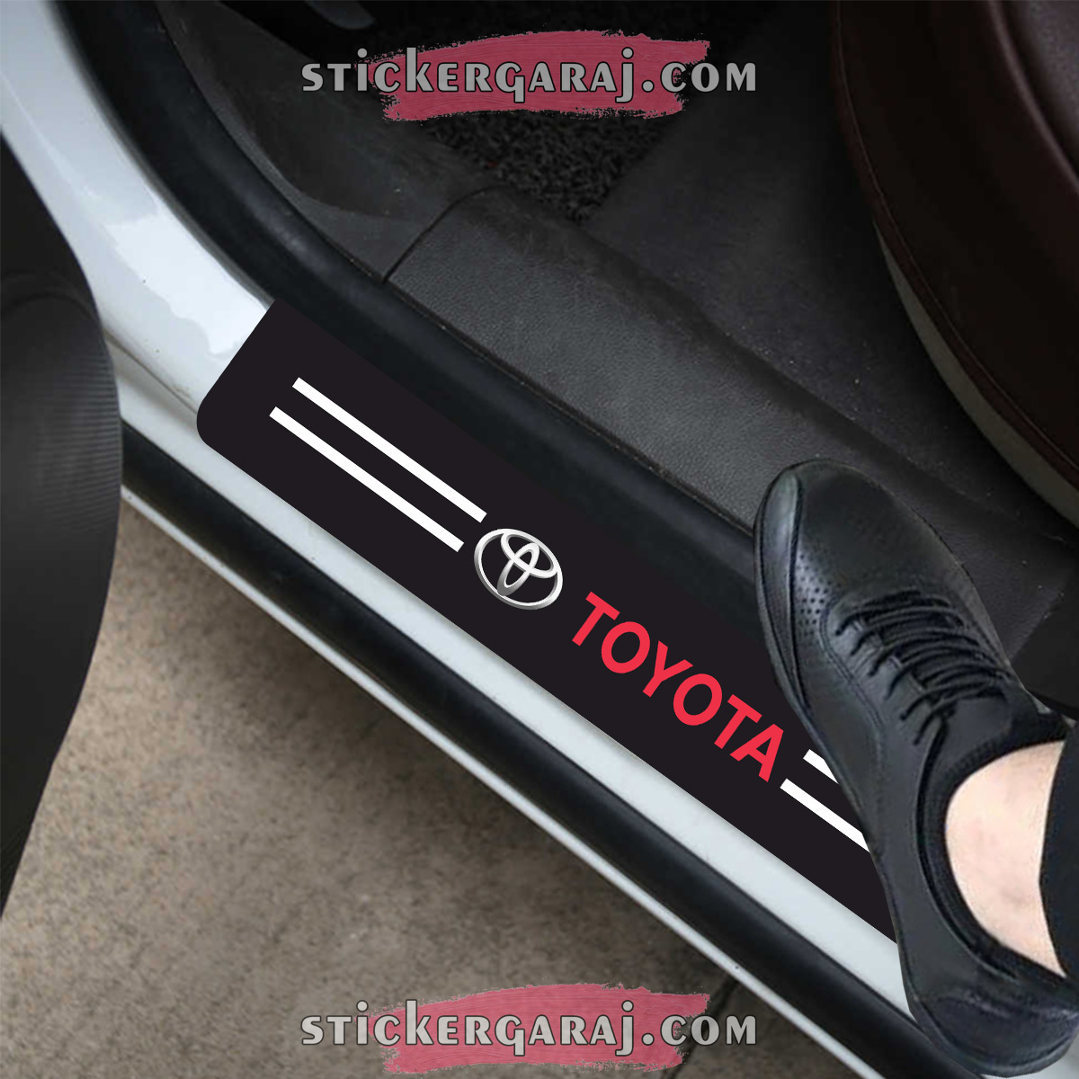 toyota kapi sticker - Toyota kapı eşiği sticker