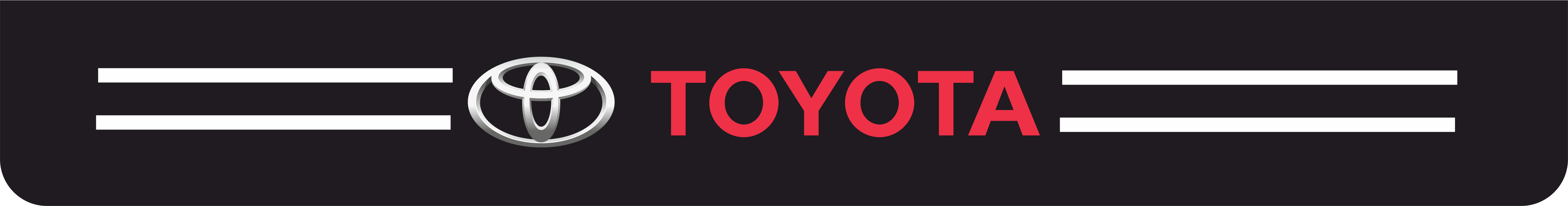 toyota - Toyota kapı eşiği sticker