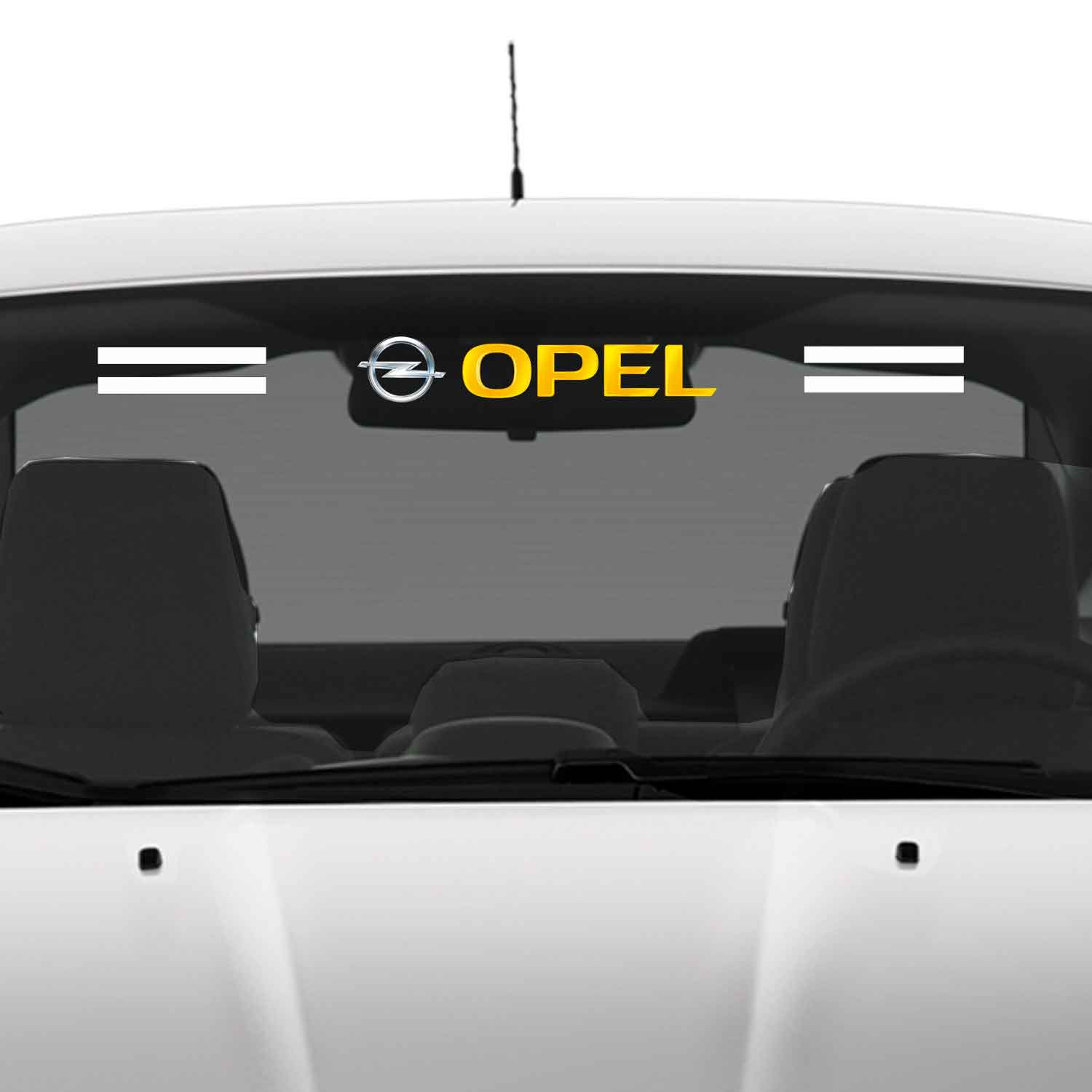 Opel cam sticker - Opel Ön Arka Cam Uyumlu Sticker