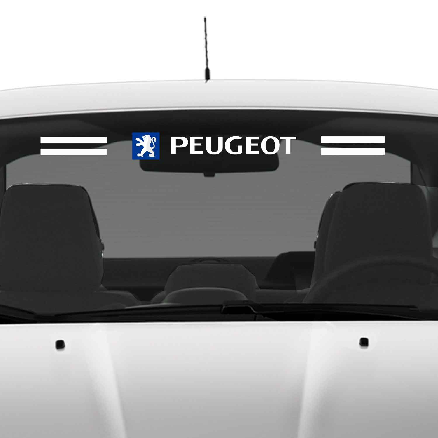 Peugeot cam sticker - Peugeot Ön Arka Cam Uyumlu Sticker