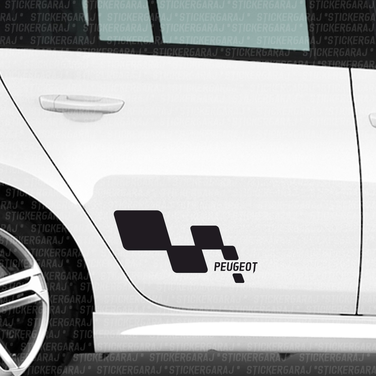 Peugeot sticker aksesuar - Peugeot Sticker Yan Kapı aksesuar