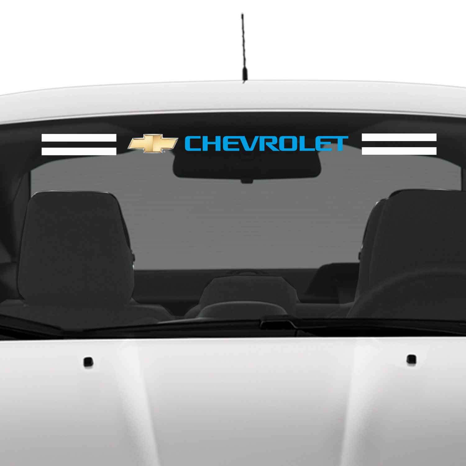 chevrolet cam sticker - Chevrolet Ön Arka Cam Uyumlu Sticker