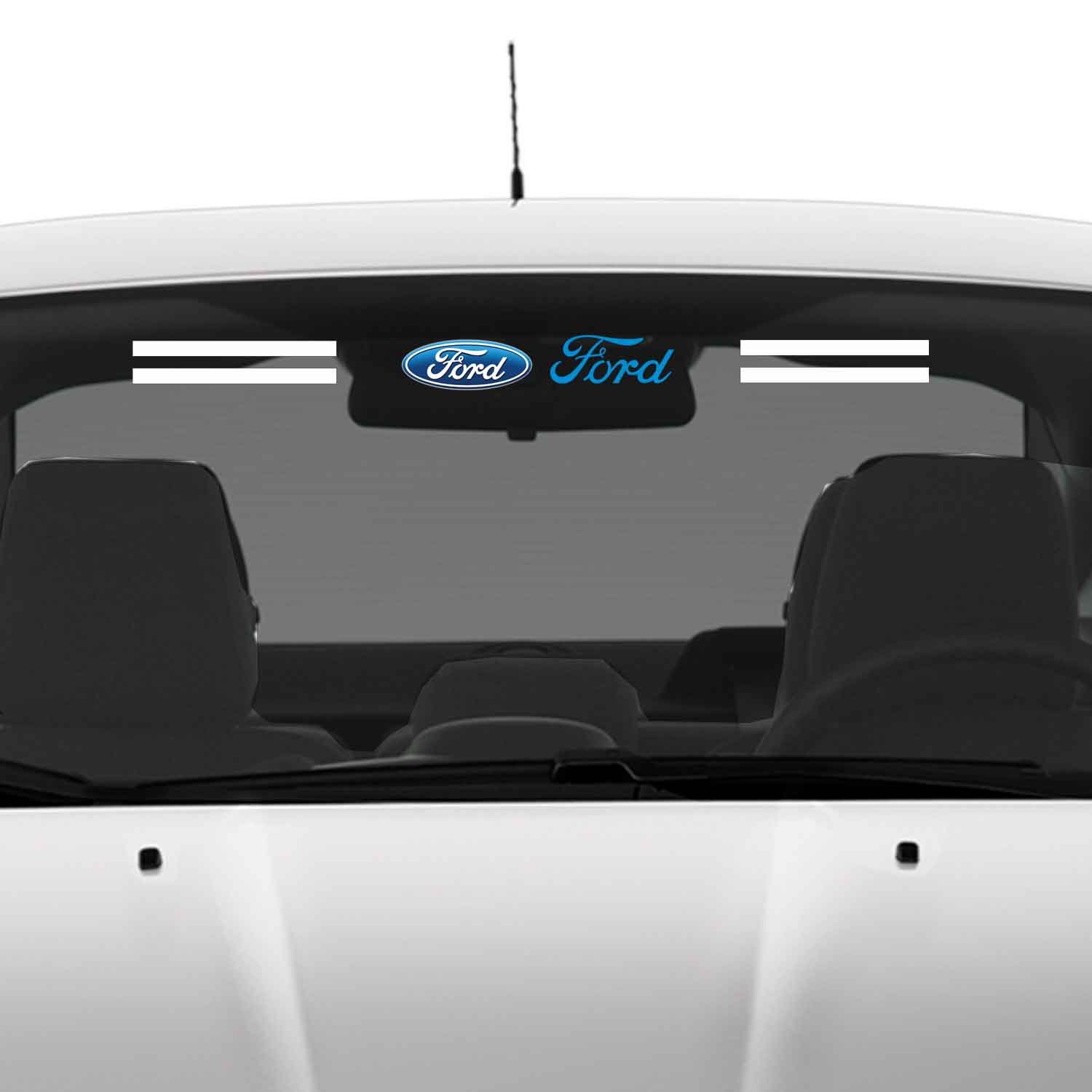 ford cam sticker - Ford Ön Arka Cam Uyumlu Sticker