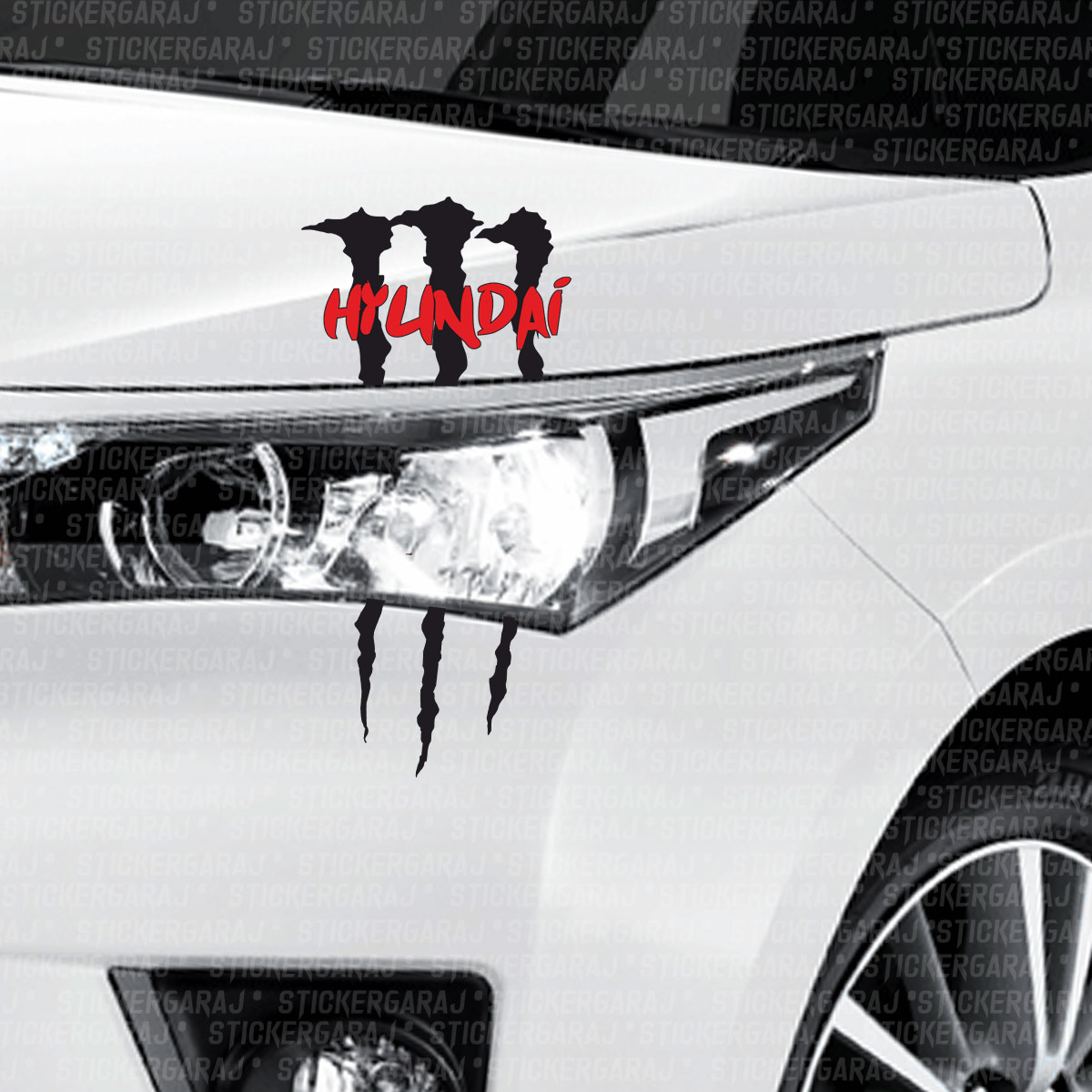 Hyundai monsterr sticker - Hyundai Monster Sticker