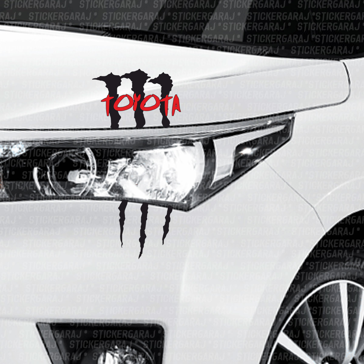 Toyota monsterr sticker - Toyota Monster Sticker