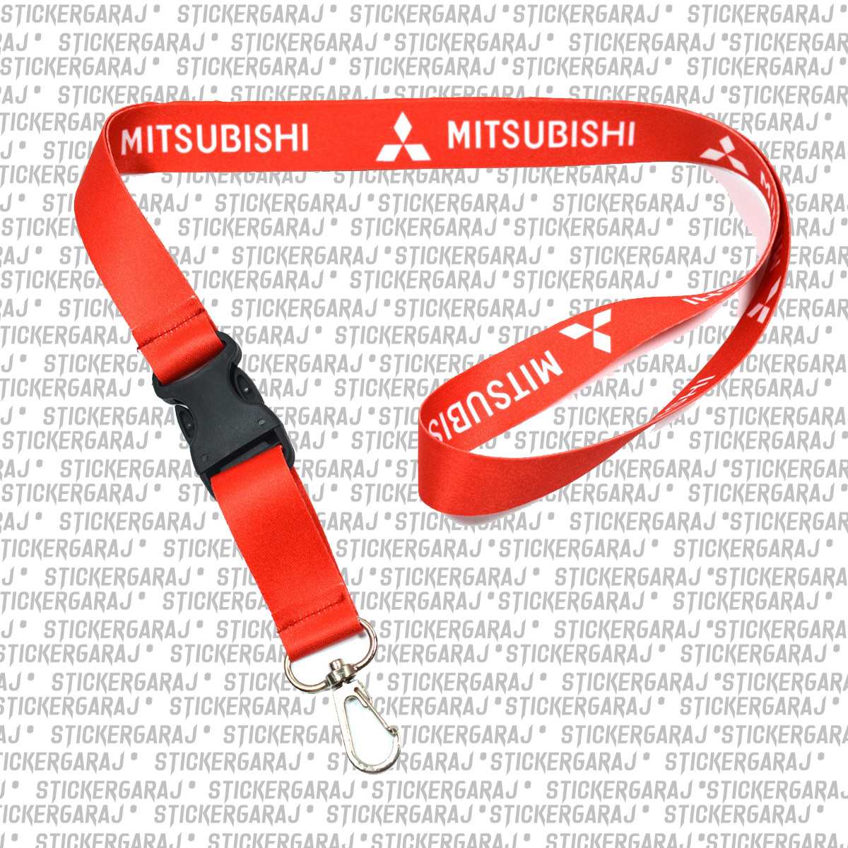 Mitsubishi anahtarlik - Mitsubishi ayna boyun ipi - Baskılı