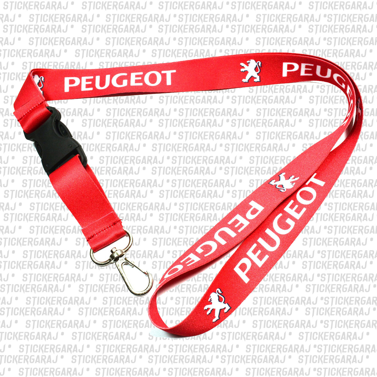peugeot anahtarlik - Peugeot ayna boyun ipi - Baskılı