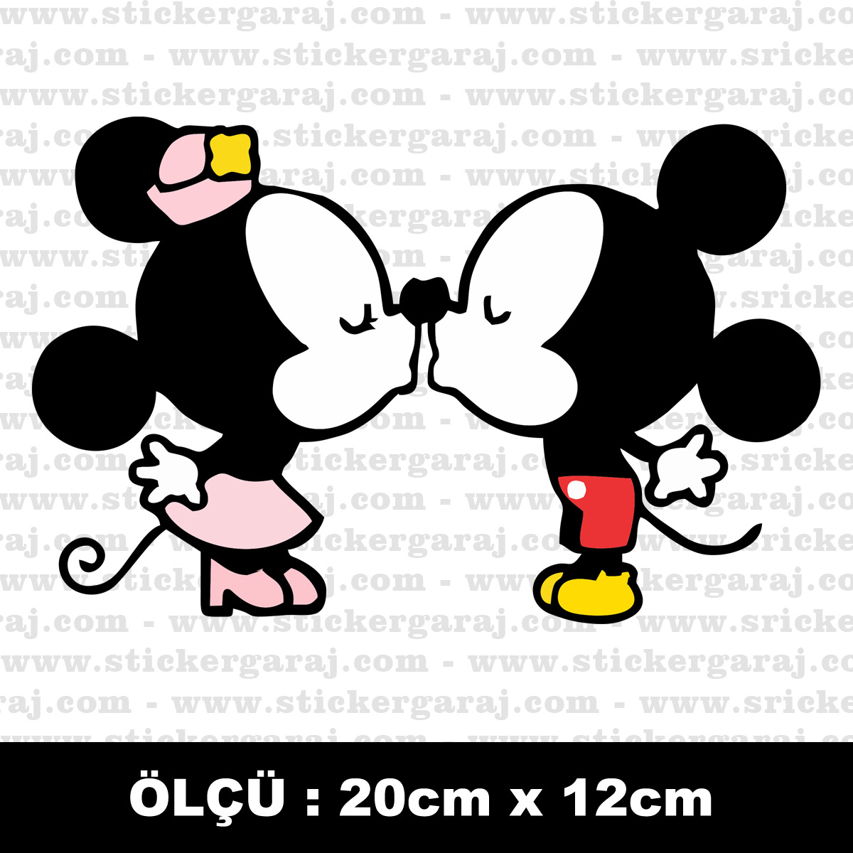 Mickey mouse opucuk kiss sticker - Mickey mouse öpücük kiss sticker