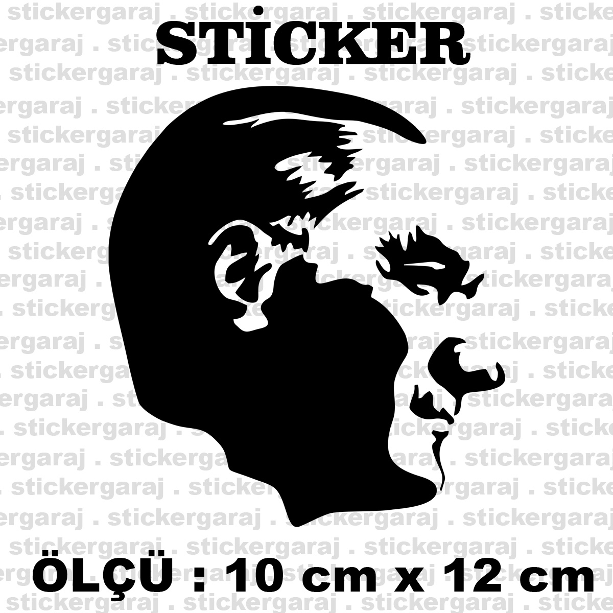 atam 10 12 - Mustafa kemal atatürk sticker