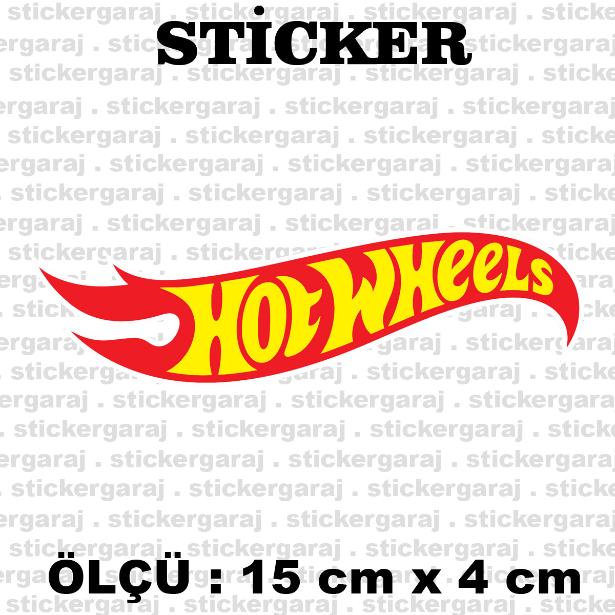 Ateş yangın şerit sticker ates 15 4cm - Ateş yangın şerit sticker