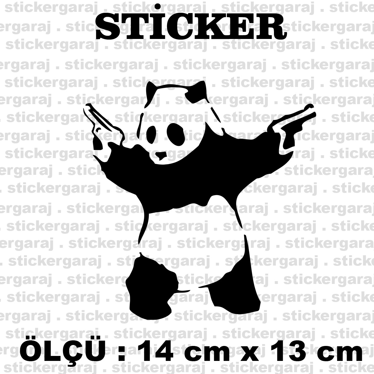 panda4.cdr 14 13 - Silahlı psikopat panda sticker