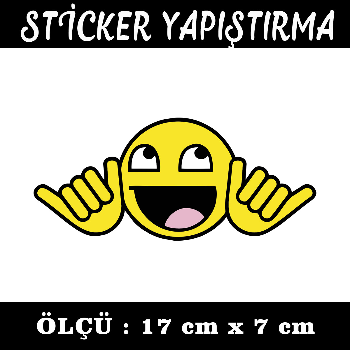 smliey 1 - Gülen surat sticker