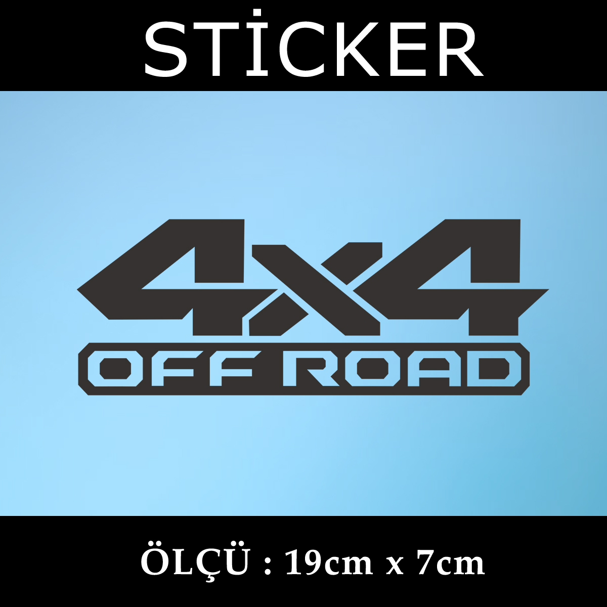4x4 2 1 - 4x4 offroad sticker