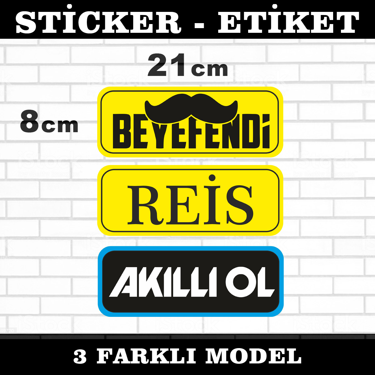 Beyefendi reis akıllı ol p16 - Beyefendi reis akıllı ol - 3lü sticker seti