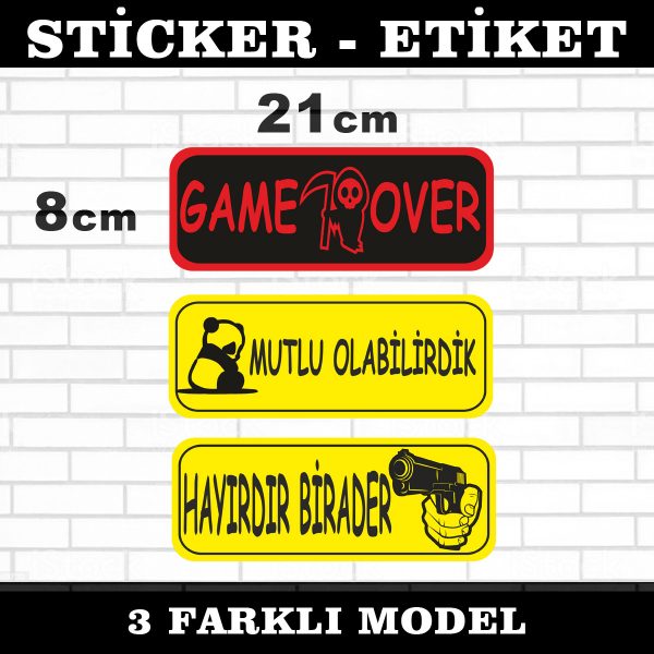 game over mutlu olabilirdik hayırdır birader