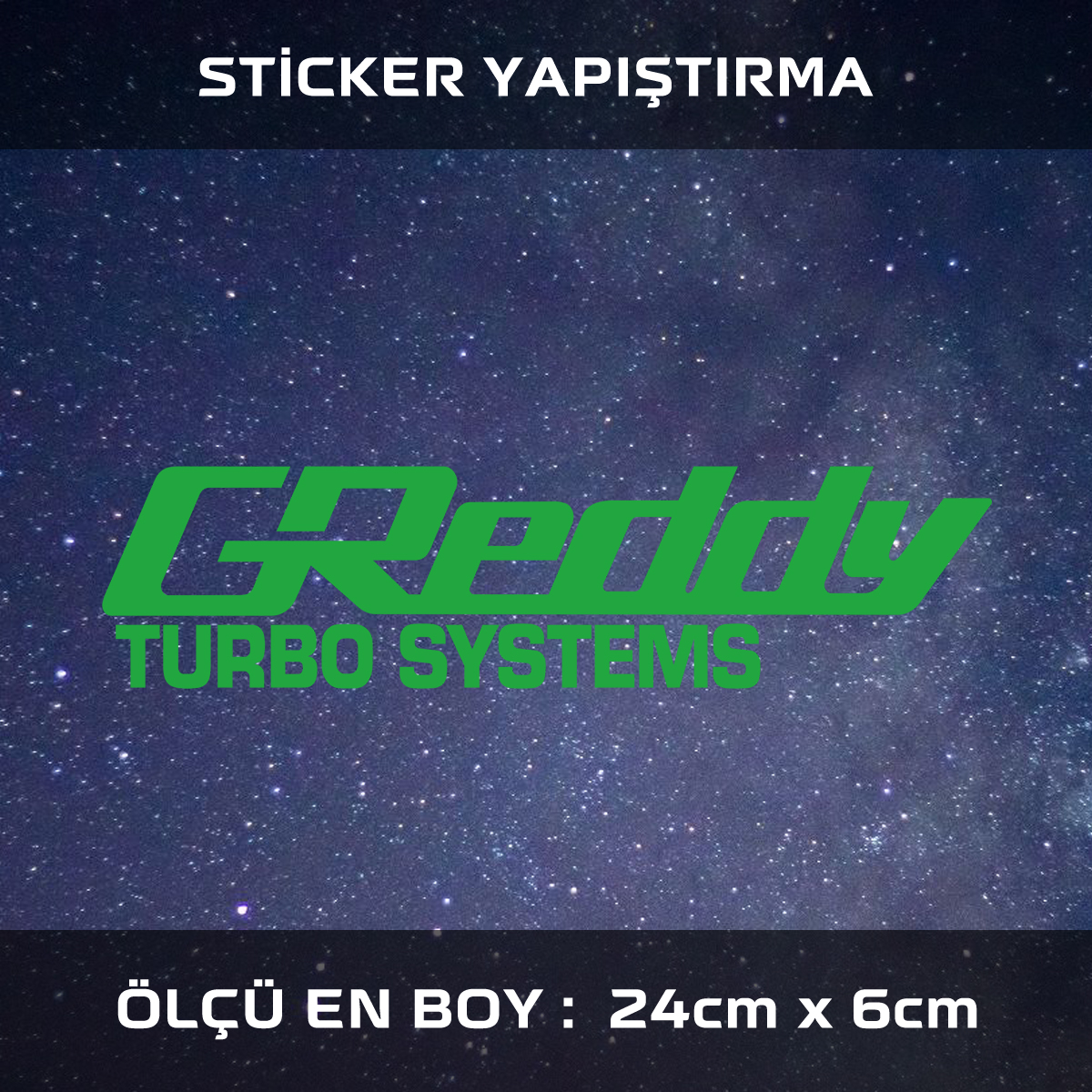 greddy - Turbo sistem - araba çıkartması etiket sticker