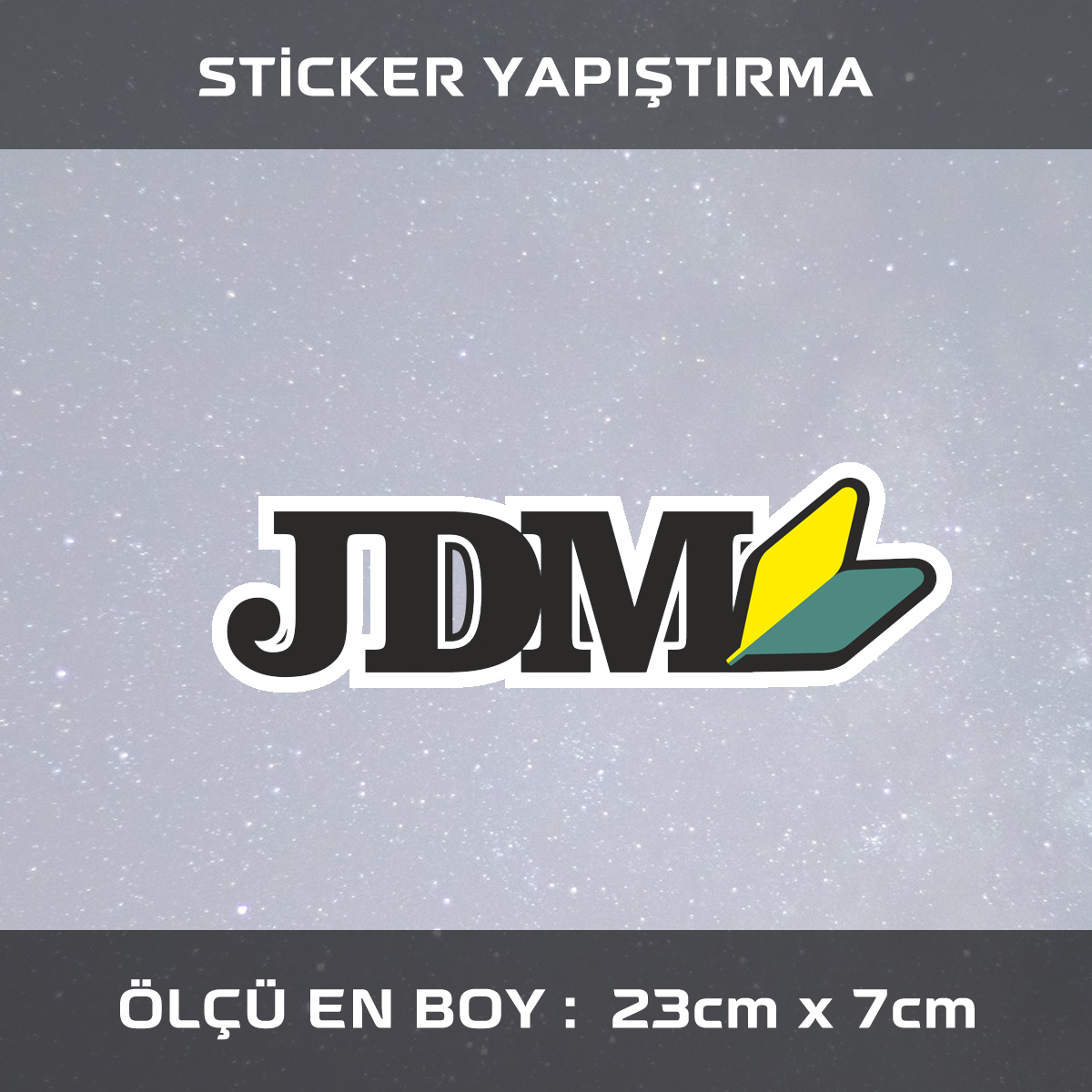 jdm - jdm - araba çıkartması etiket sticker