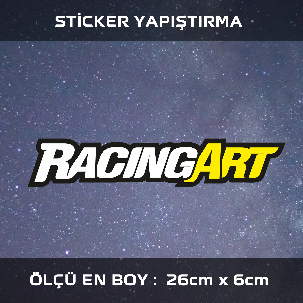 racing araba yazisi - racing - araba çıkartması etiket sticker
