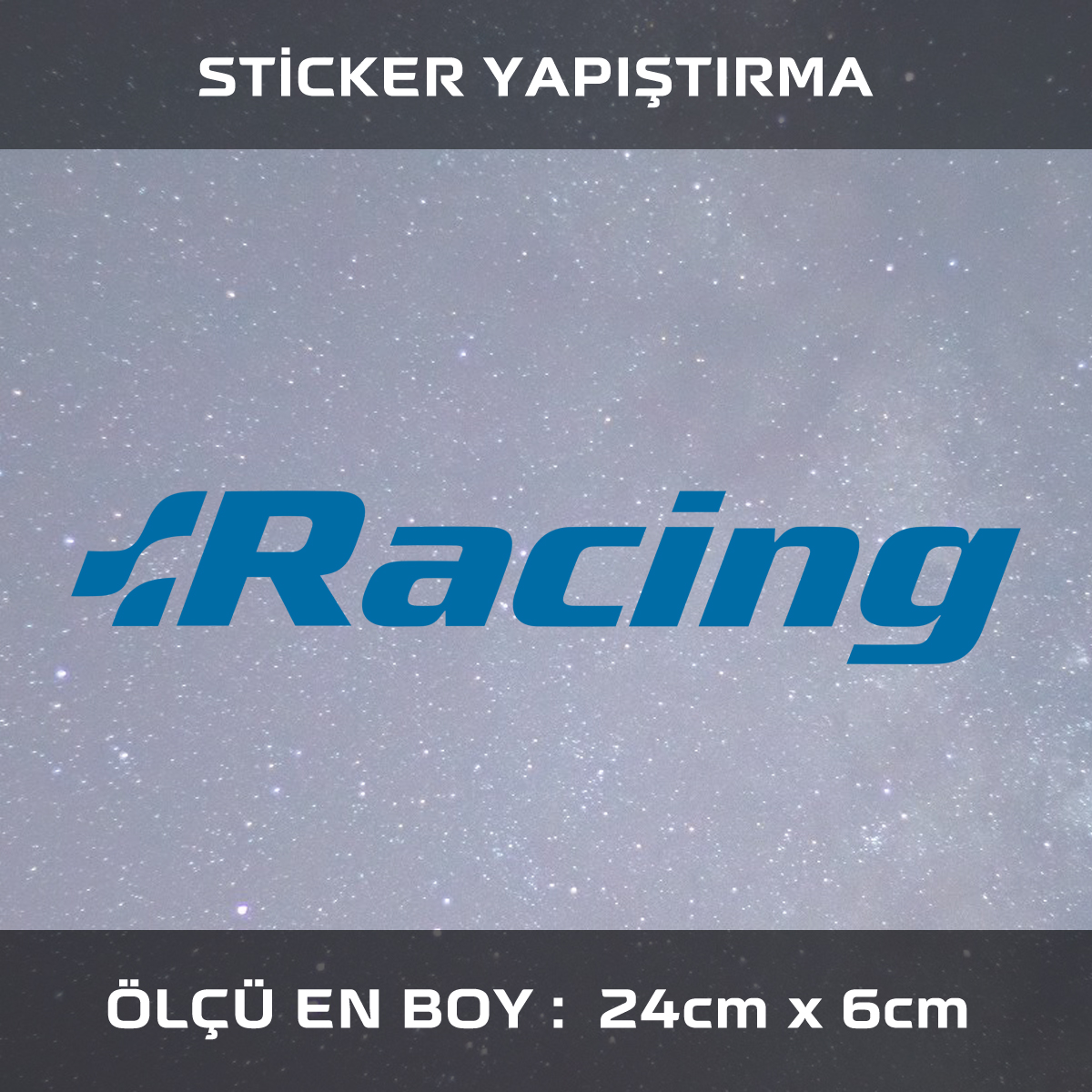 racing spor sticker - Racing logo - araba çıkartması etiket sticker