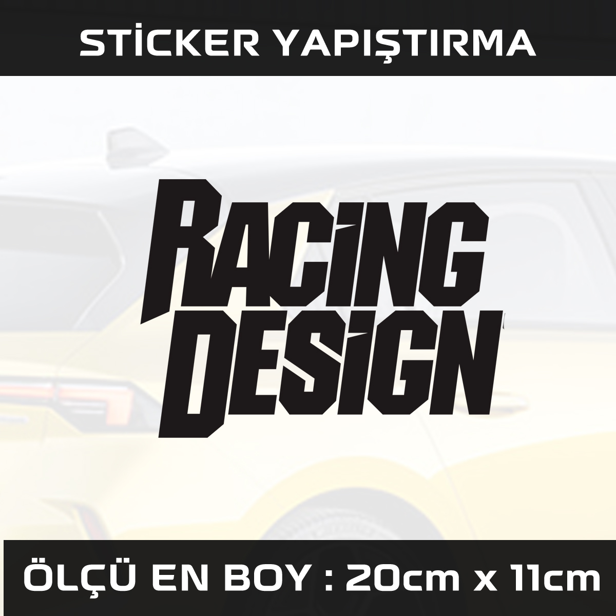 racing sticker - Design - araba çıkartması etiket sticker