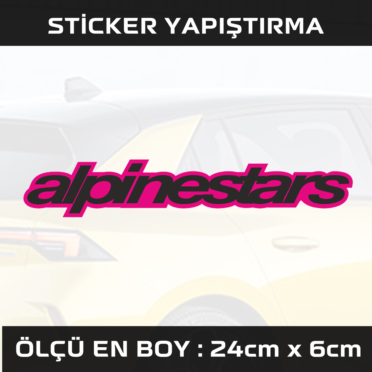 star sticker - stars- araba çıkartması etiket sticker
