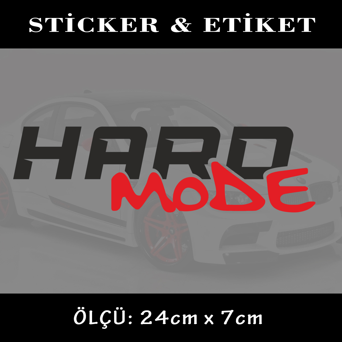 HARD MOD - Hard paket sticker