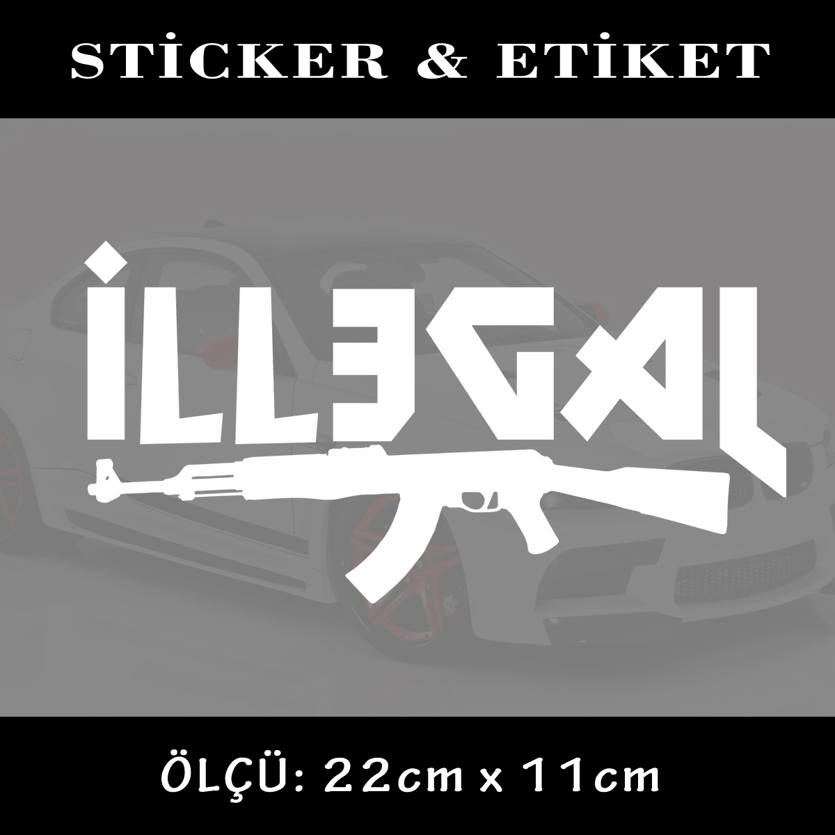 ILLEGAL - İllegal ukala sticker