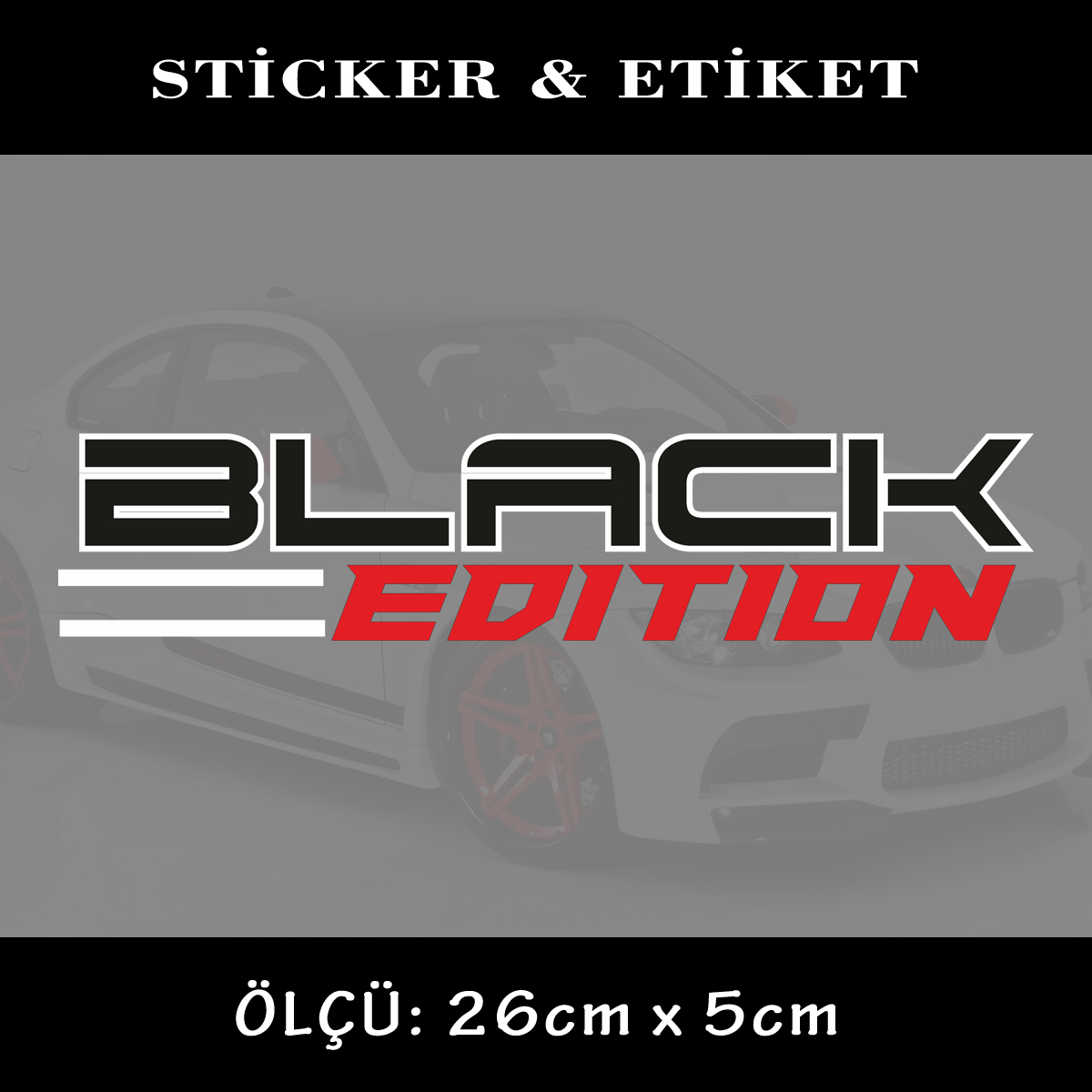 black edition - Black paket edition sticker