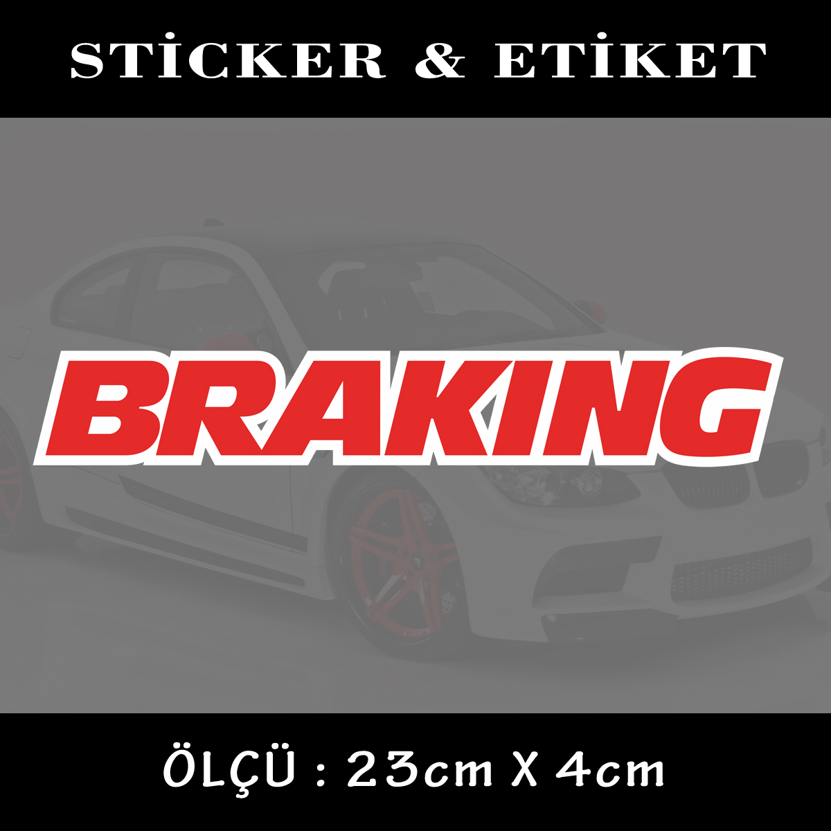 braking - Tuning sticker