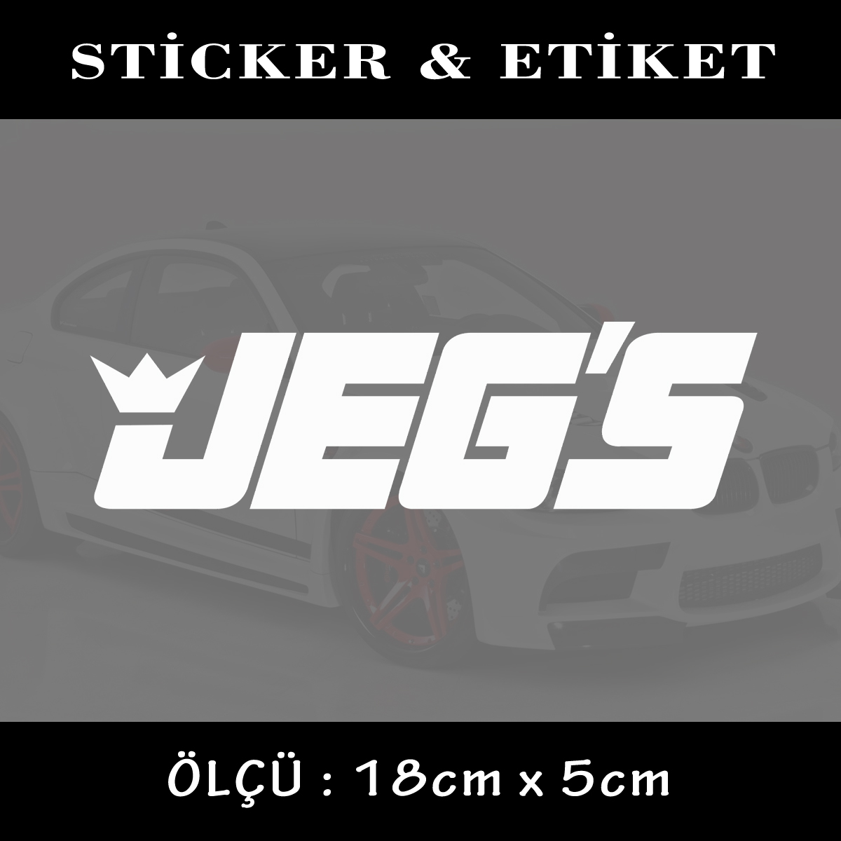 jegs2 - Cam yazısı sticker
