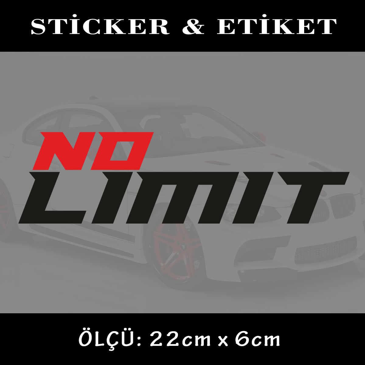 nilimit - No limit oto sticker
